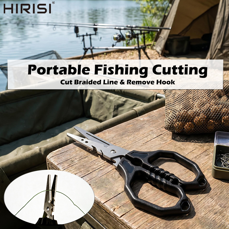 Fishing Hook Sharpener - Tesoura de Pesca Multifuncional em Aço
