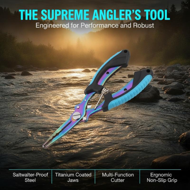 Fishing Hook Sharpener - 1 unidade de alicate multifuncional para