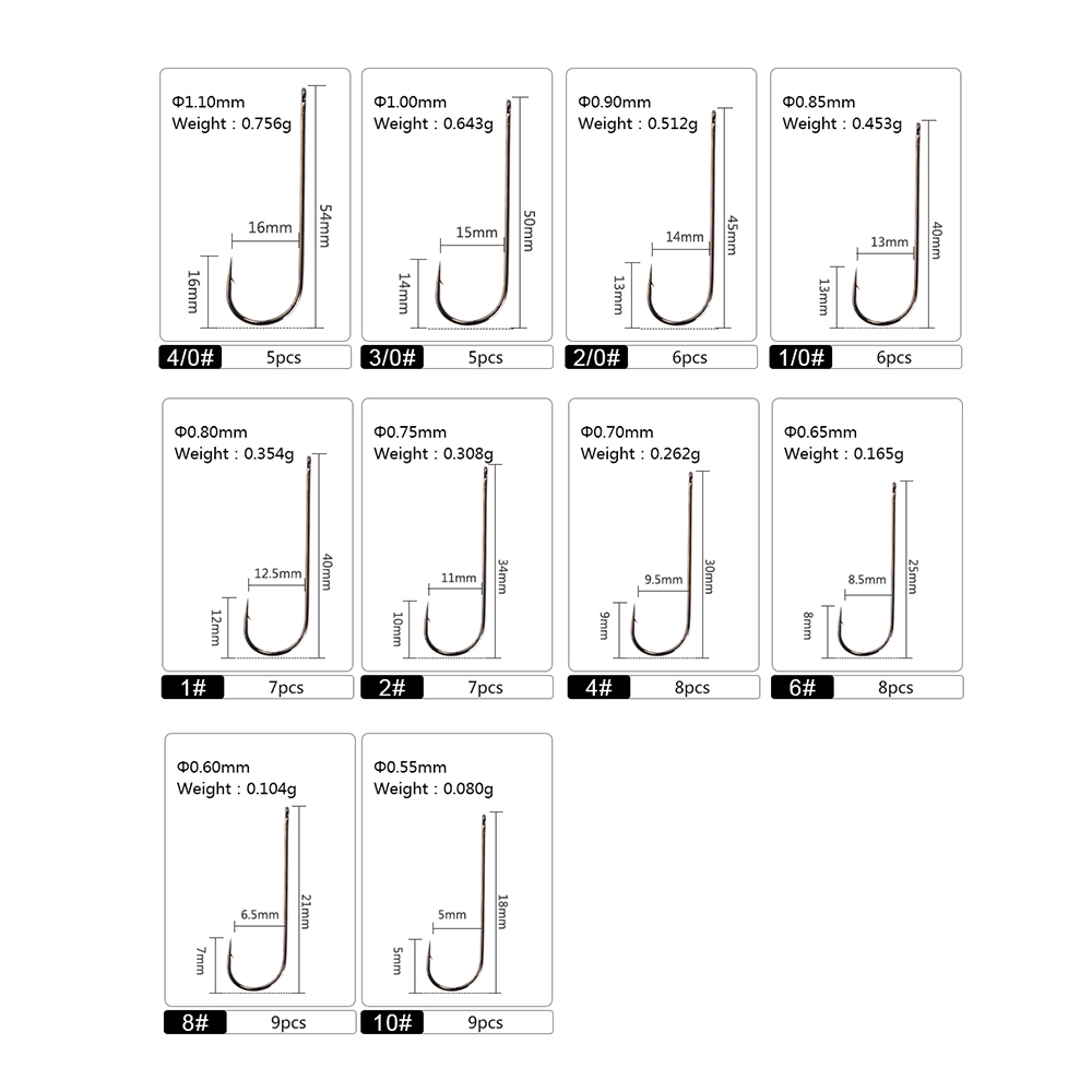 FTK 5-9PCS Gancho de pesca ABE - Fishing Hook Offset avaliação e preço