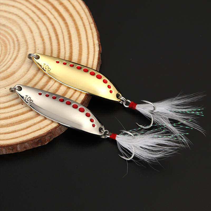 1 pçs 5g-20gmetal colher girat - Fishing Hook Treble avaliação e preço