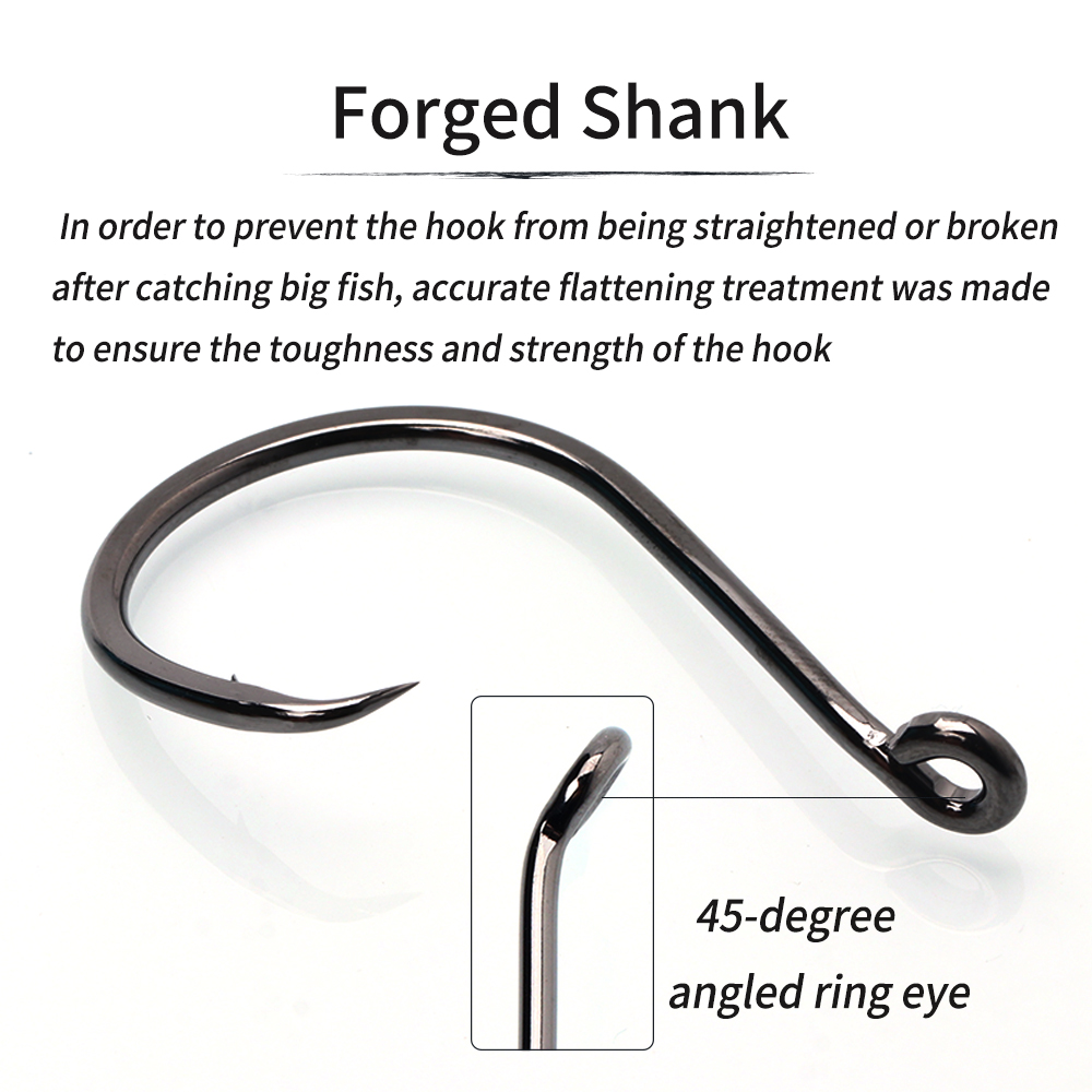 Lionriver preto níquel pesado  - Fishing Hook Assortment avaliação e preço