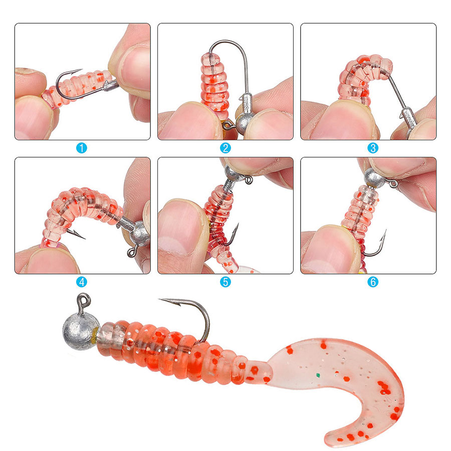 Anzol Jig Head de 1g, 2g, 3g,  - Fishing Hook Size avaliação e preço