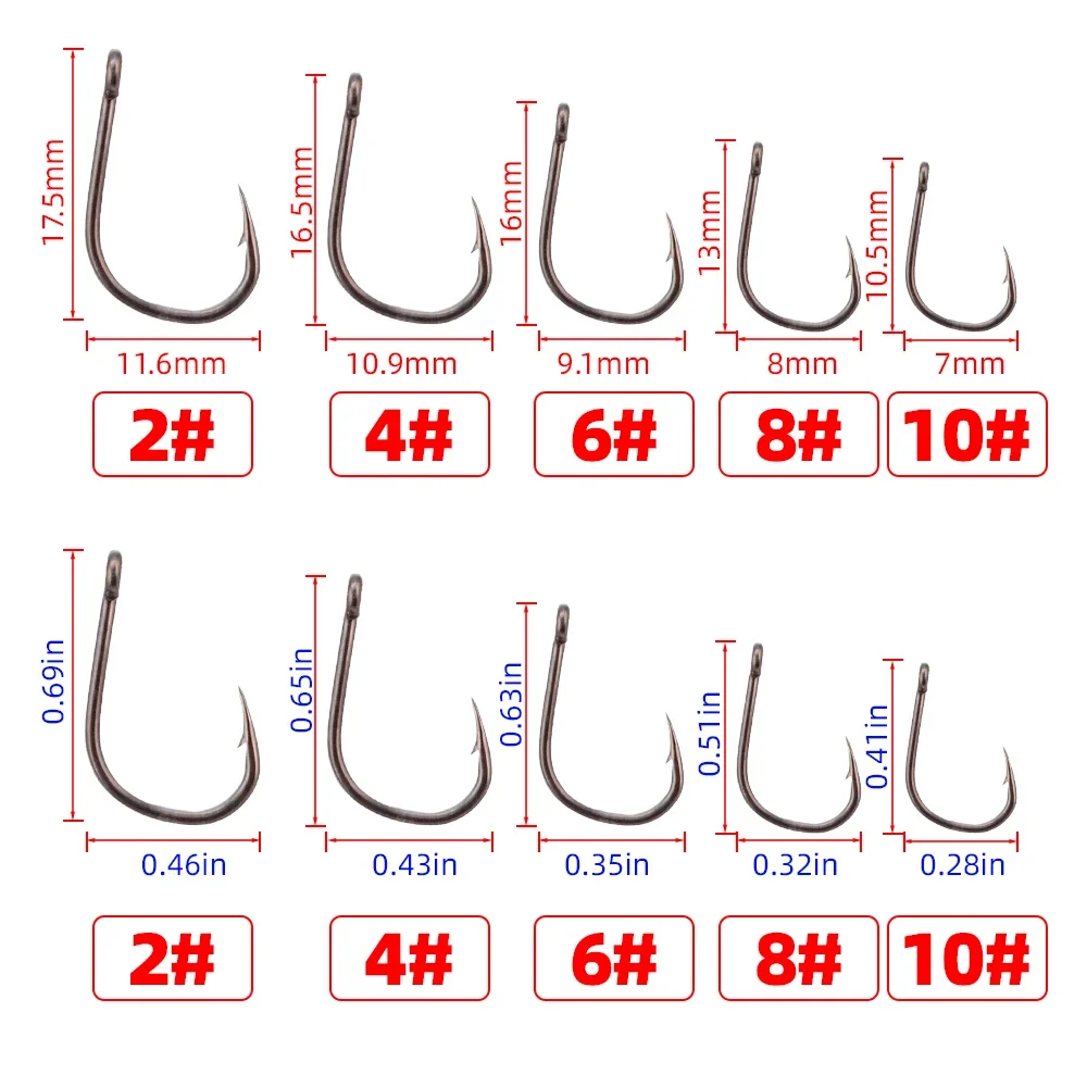 Hirisi 50 peças de anzóis de p - Fishing Hook Assortment avaliação e preço