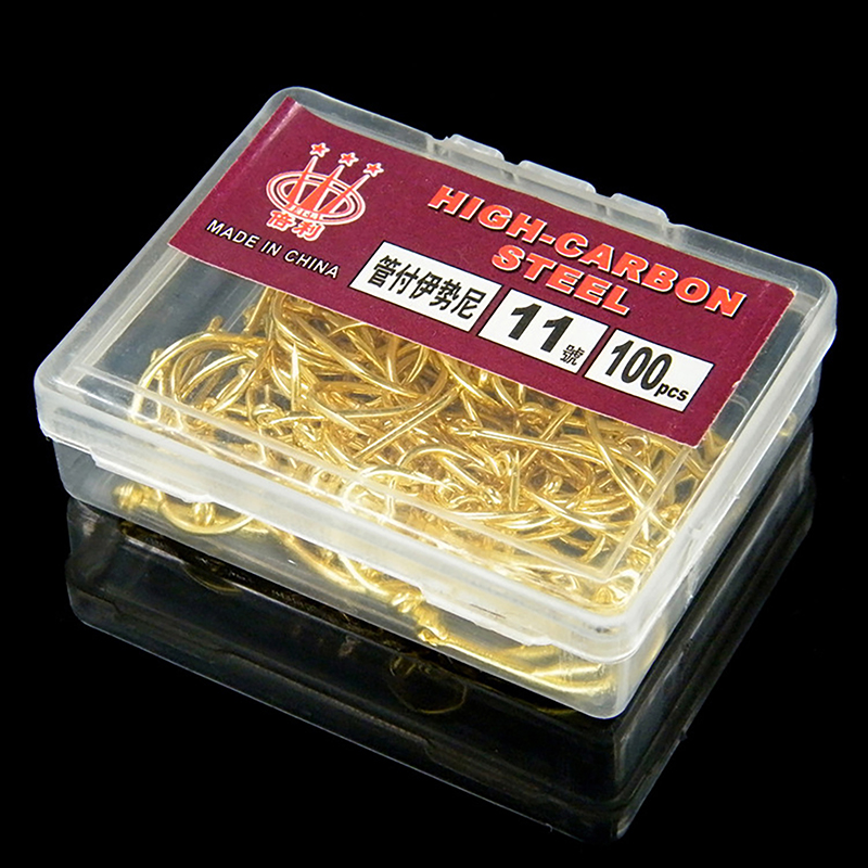 Caixa com 100 unidades, cor do - Fishing Hook Box avaliação e preço