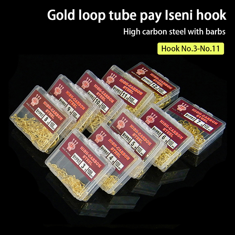 Caixa com 100 unidades, cor do - Fishing Hook Box avaliação e preço