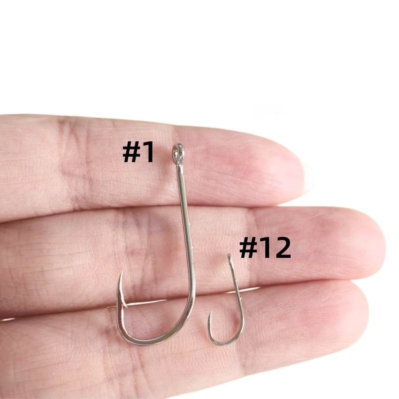 100 peças/caixa Anzol de Pesca - Fishing Hook Offset avaliação e preço