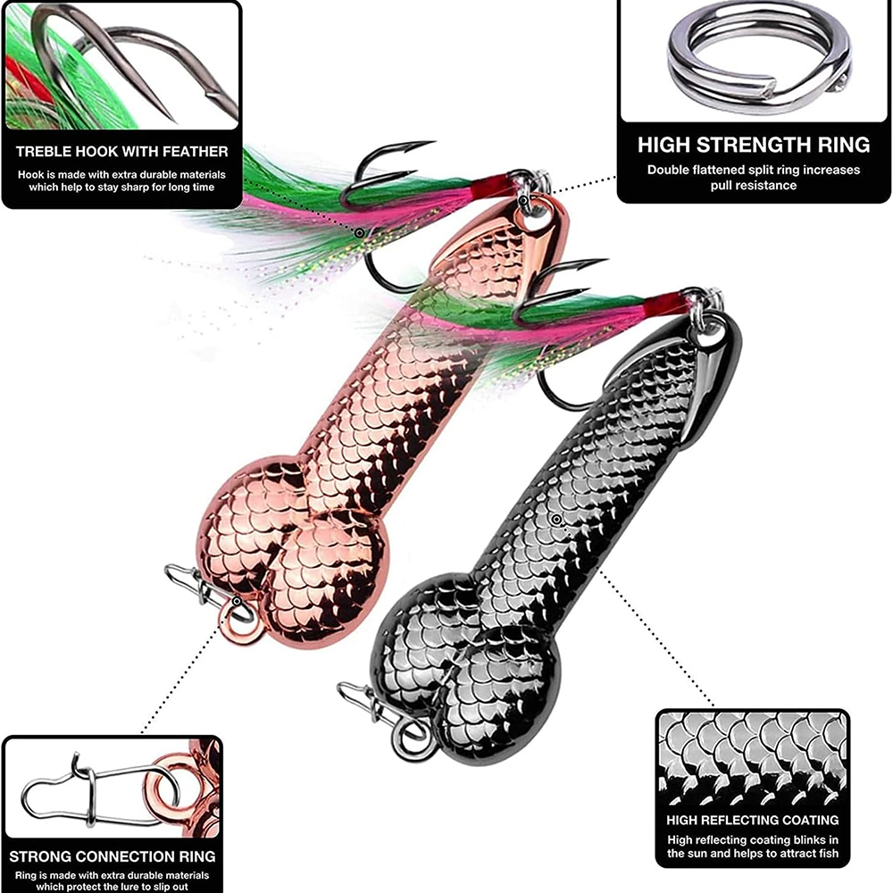 Isca de pesca VIB de metal com - Fishing Hook Treble avaliação e preço